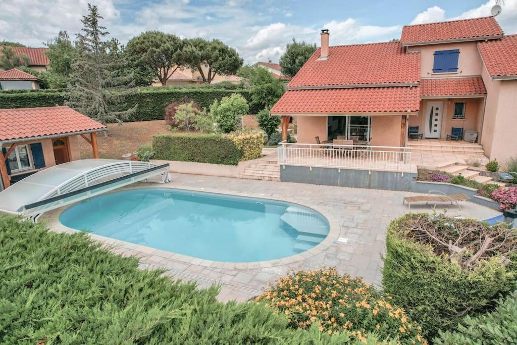 Magnifique Maison A Lentilly - Piscine 外观 照片